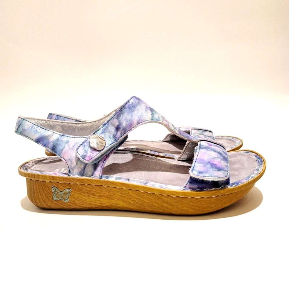 Alegria Kendra Impressionista Leather Sandals 9.5/40